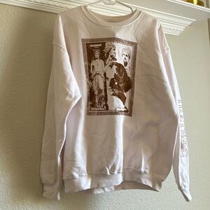 Crewneck with painting design, size small